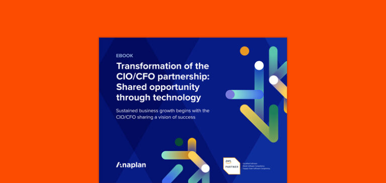 Transformation of the CIO/CFO Partnership: Shared Opportunity through Technology